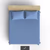ملحفه خانه سفید مدل آرزو  یک نفره سایز 90x200 سانتی متر