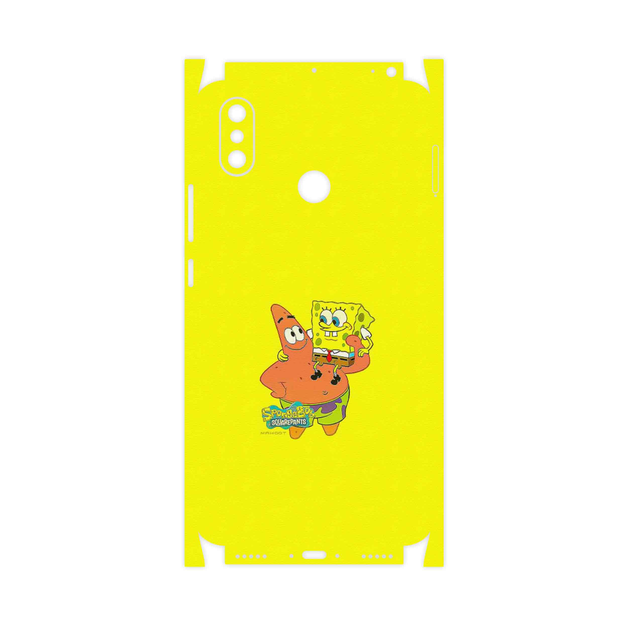 برچسب پوششی ماهوت مدل SpongeBob SquarePants-FullSkin مناسب برای گوشی موبایل شیائومی Mi Max 3