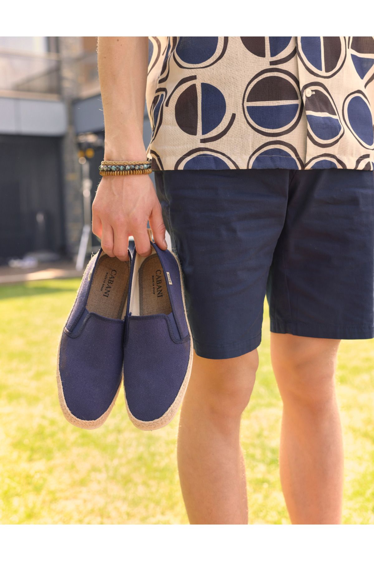 کفش های کژوال آبی مردانه دریایی با جزئیات روزانه Cabani