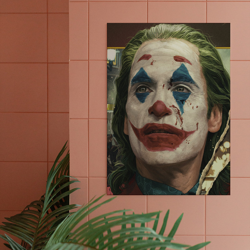 تابلو شاسی مدل جوکر JOKER کد 1208 | دنیای قاب