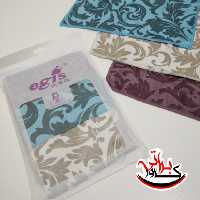 دستمال سه عددی خارجی طرح دار میکروفایبر