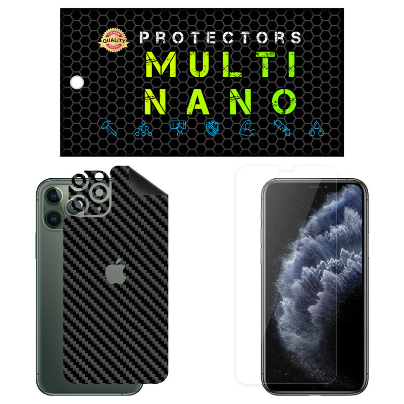 محافظ صفحه نمایش مولتی نانو مدل X-SFC مناسب برای گوشی موبایل اپل iPhone 11 Pro به همراه برچسب پوششی | کالا برتری