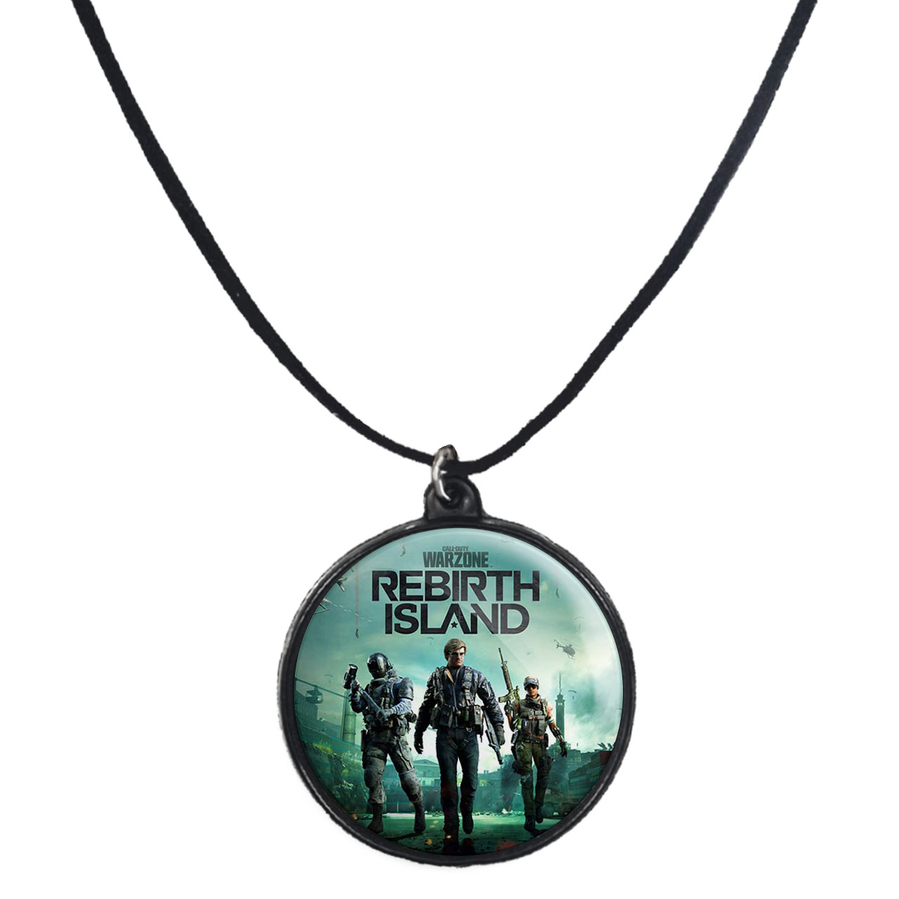 گردنبند پرمانه طرح call of duty کد pmb.1627 مدل دو طرفه
