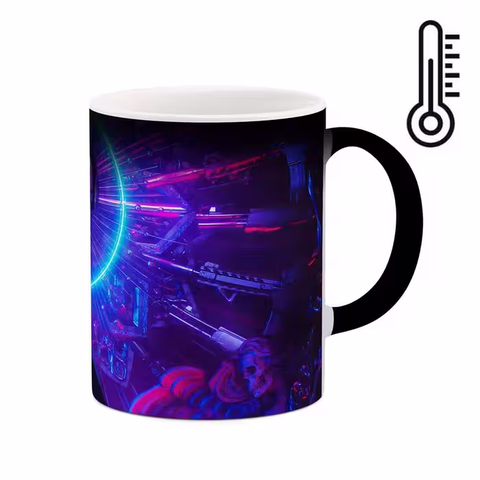ماگ حرارتی طرح بازی Cyber punk مدل mgph13799