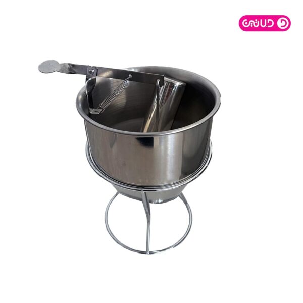 قیف استیل خمیر با استند