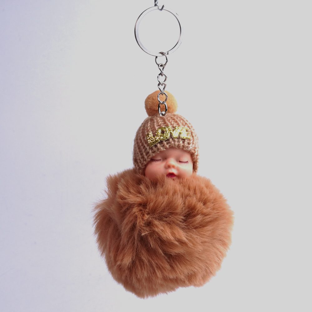 جاکلیدی طرح نوزاد کد 4366-1 قهوه ای