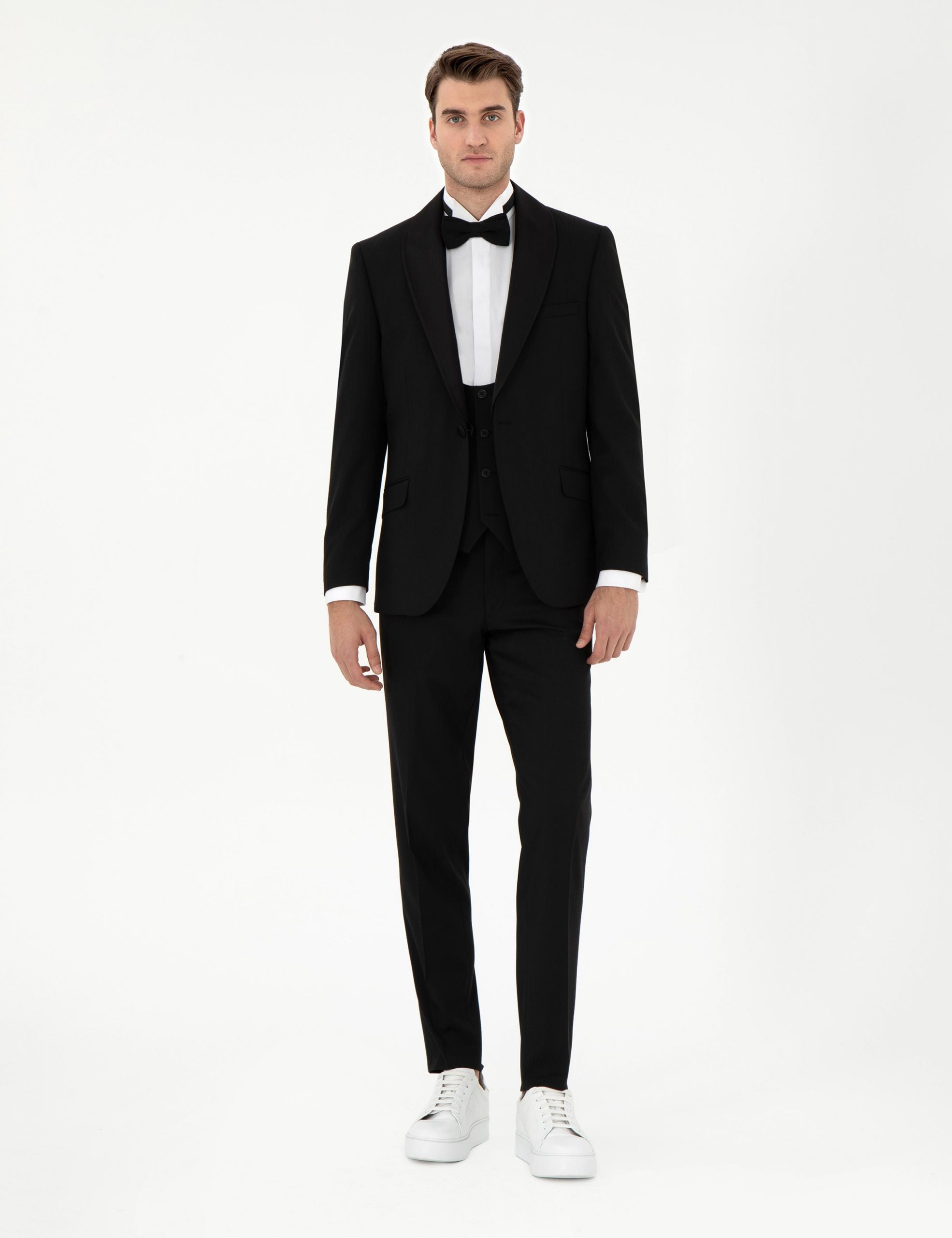 کت و شلوار مردانه مشکی پیرکاردین - فروشگاه لباس شهرمون