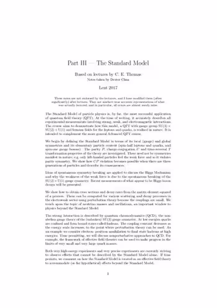 خرید و دانلود نسخه کامل کتاب The Standard Model