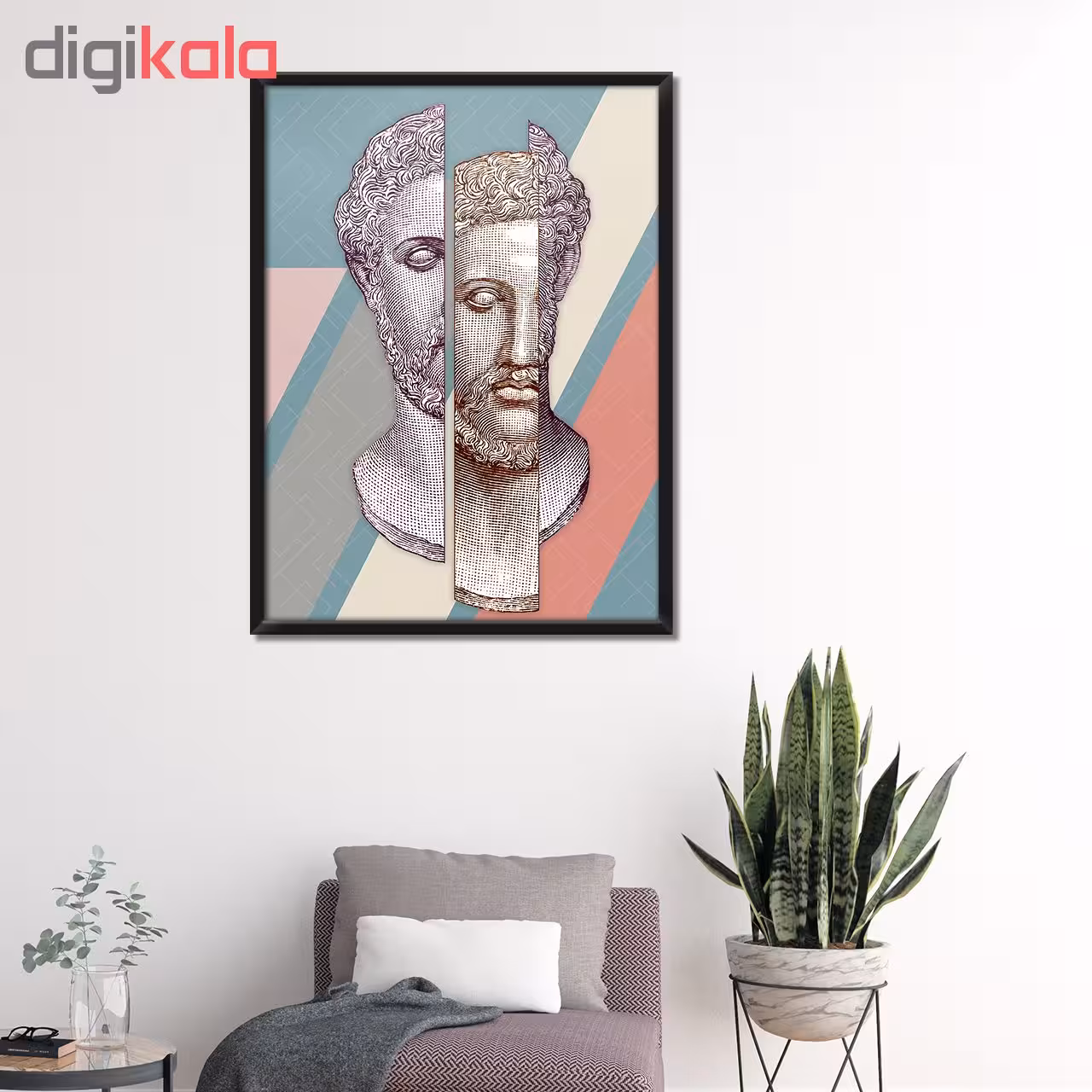 تابلو فنچ آرت طرح مجسمه کد GPH275