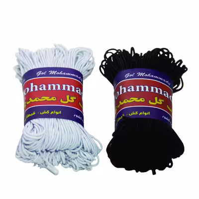 کش قیطان گل محمدی کد 01 طول 100 متر مجموعه 20 عددی