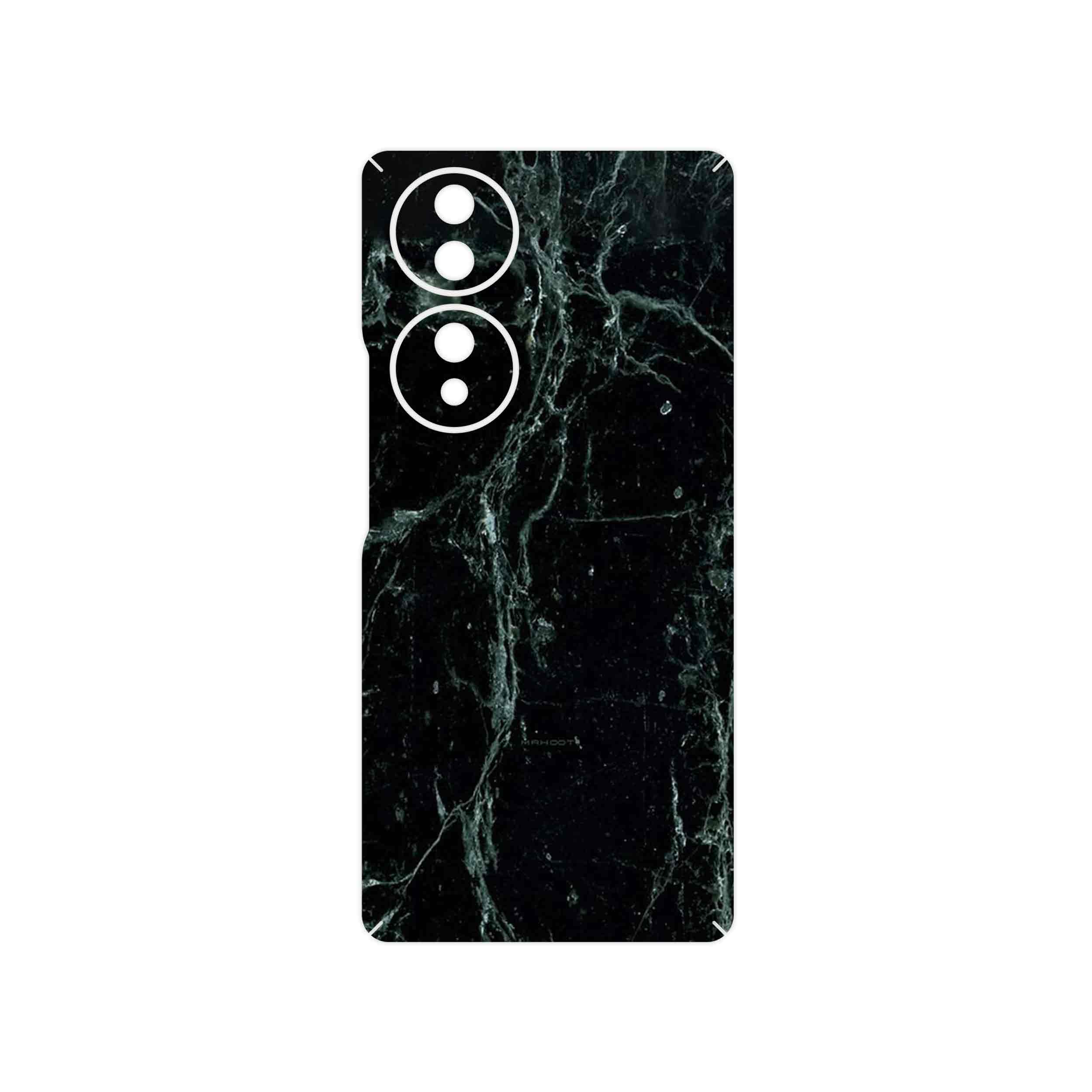 برچسب پوششی ماهوت مدل Graphite_Green_Marble مناسب برای گوشی موبایل آنر 70