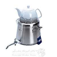 ست کتری و قوری شیردار 4 لیتر استیل یونیک مدل IR_UN 7203