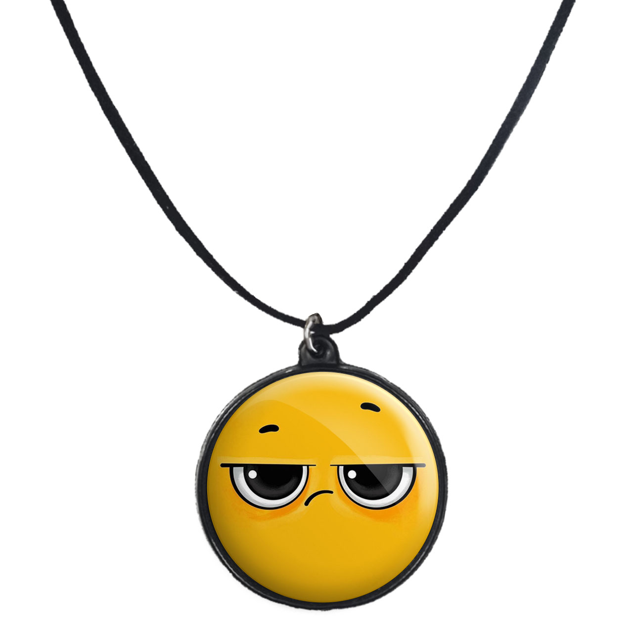 گردنبند پرمانه طرح ایموجی کد pmb.31478 مدل دو طرفه