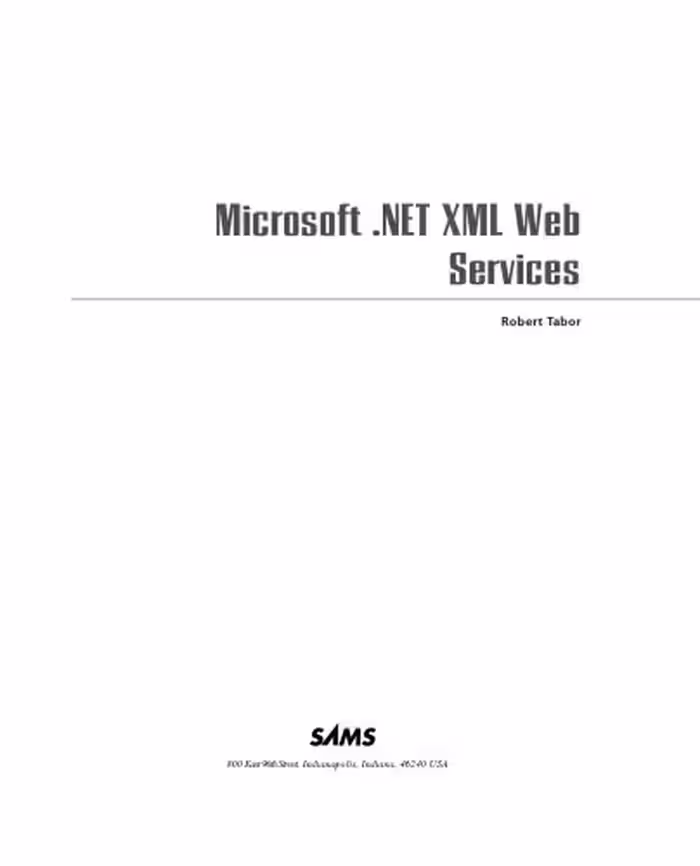 خرید و دانلود نسخه کامل کتاب Microsoft.NET XML Web services