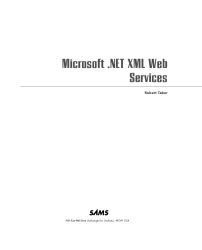 خرید و دانلود نسخه کامل کتاب Microsoft.NET XML Web services