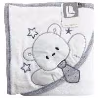 حوله چهارگوش کلاه دار طرح خرس و کراوات Baby like