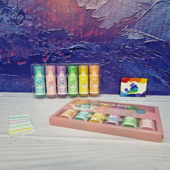 ماژیک هایلایتر 6 ضلعی طرح گربه پیشی 6 رنگ پاستلی