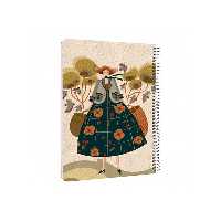 دفتر سیمی سایز A4 کد 10 برند مستر نوت