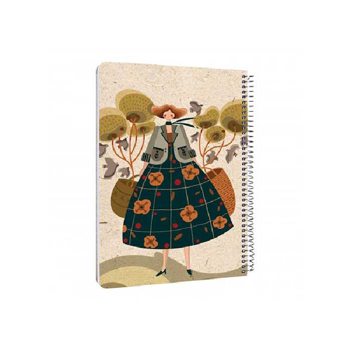 دفتر سیمی سایز A4 کد 10 برند مستر نوت