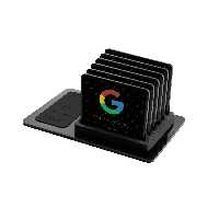 زیر لیوانی ماهوت مدل Google-Logo بسته 6 عددی