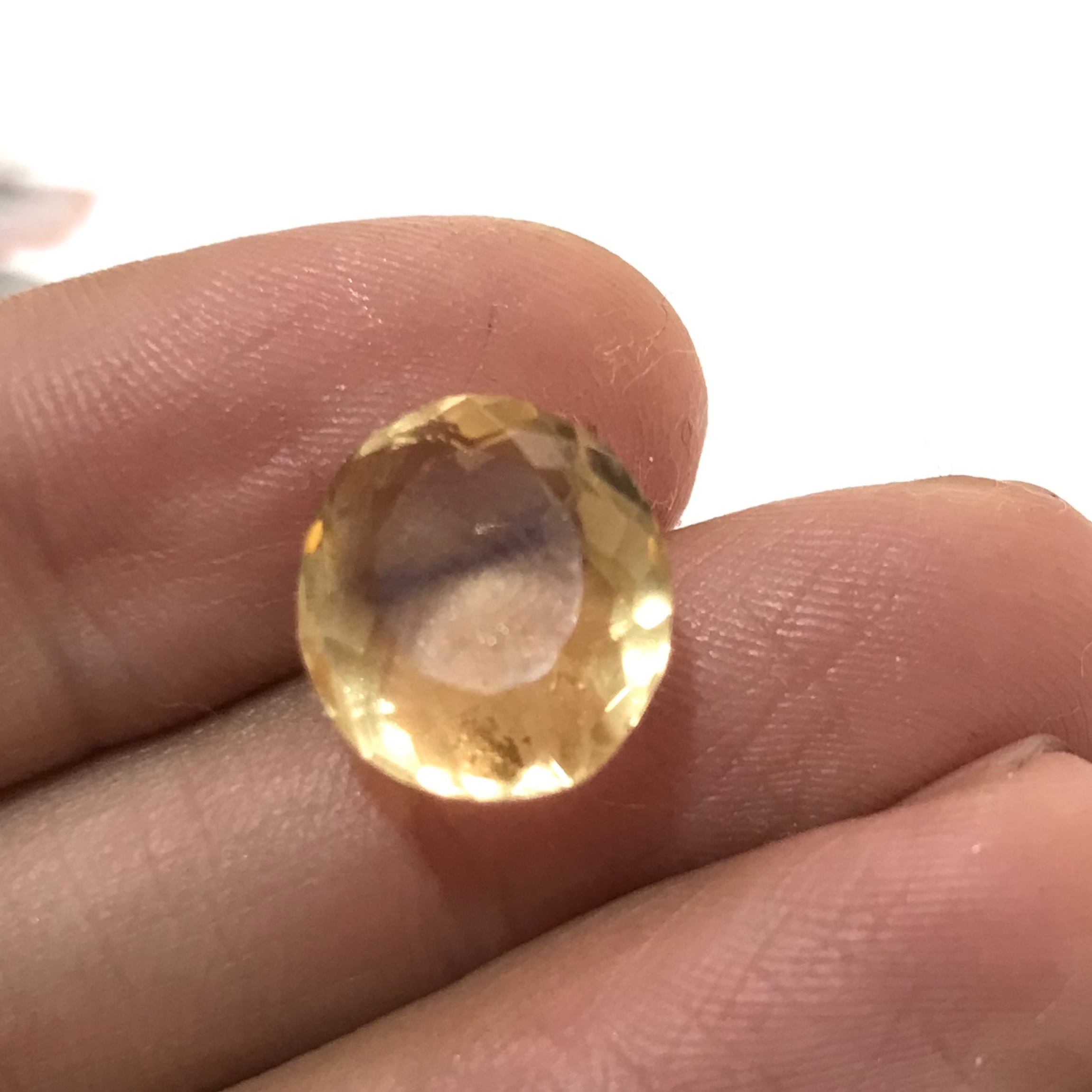 نگین سیترین معدنی درشت 