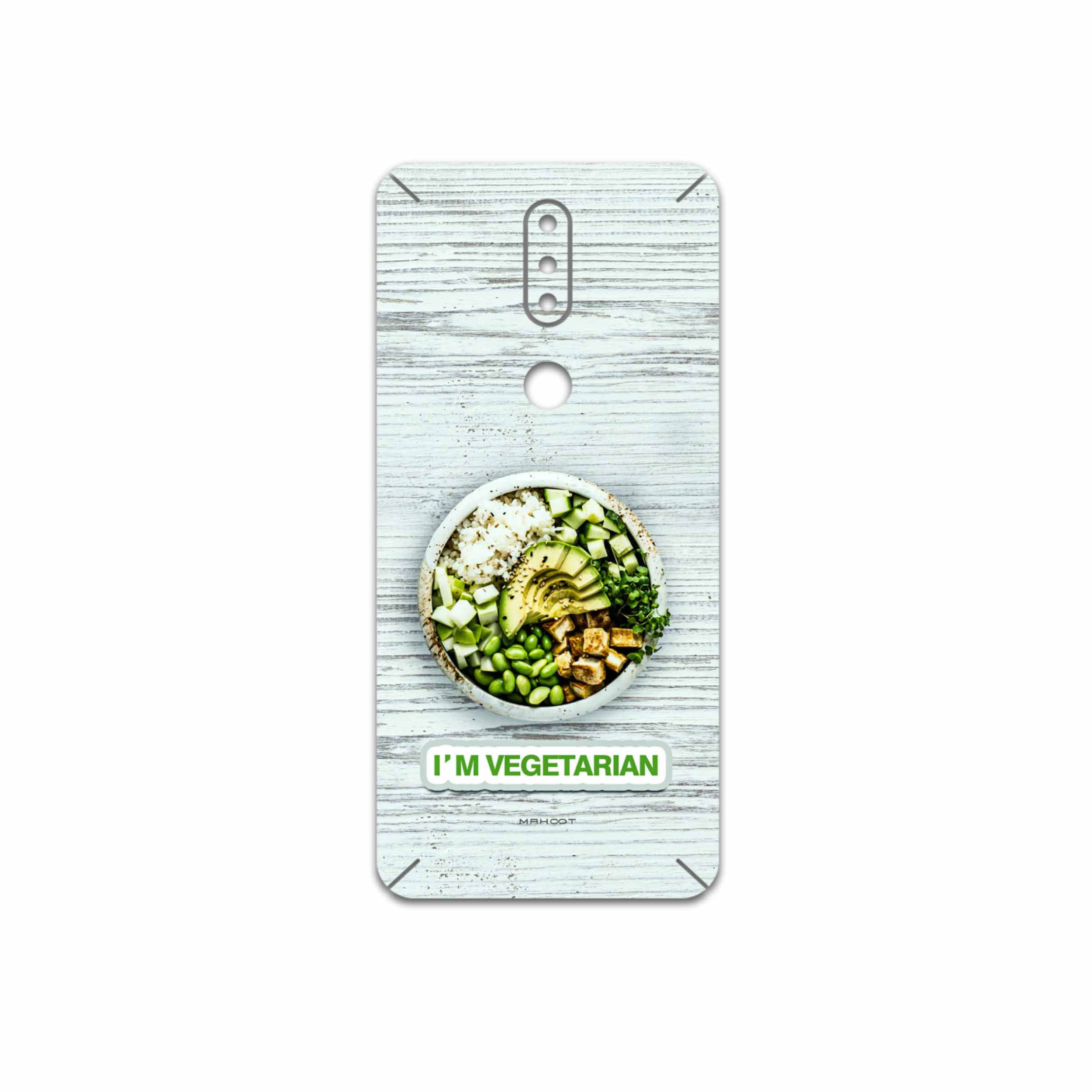 برچسب پوششی ماهوت مدل I'm-vegetarian مناسب برای گوشی موبایل نوکیا 2.4