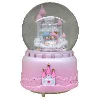 گوی موزیکال مدل Love طرح قلعه رویایی کد PA4081