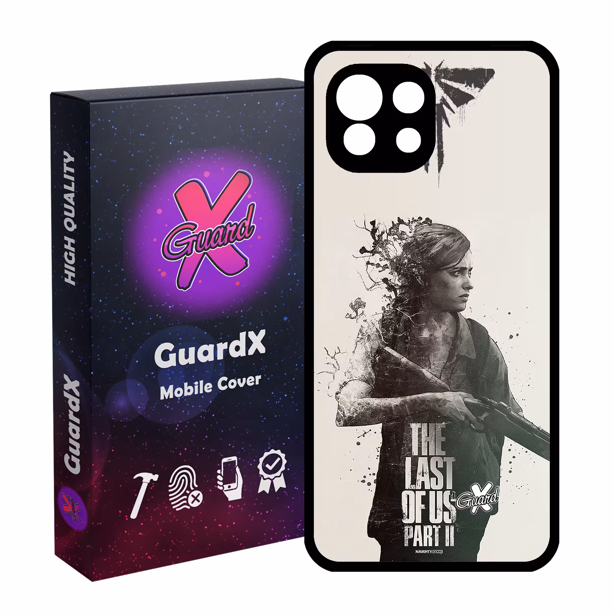 کاور گارد ایکس طرح The Last of Us مدل Glass10199 مناسب برای گوشی موبایل شیائومی Mi 11 Lite
