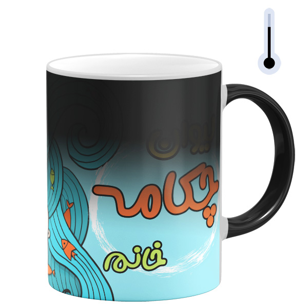 ماگ حرارتی مدل لیوان چکامه خانم