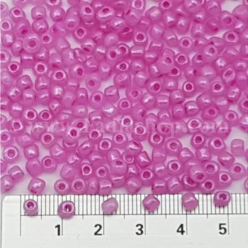 منجوق گرد درشت صورتی مات