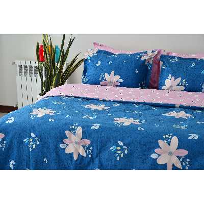 سرویس ملحفه بومرنگ مدل Flora دونفره 6 تکه