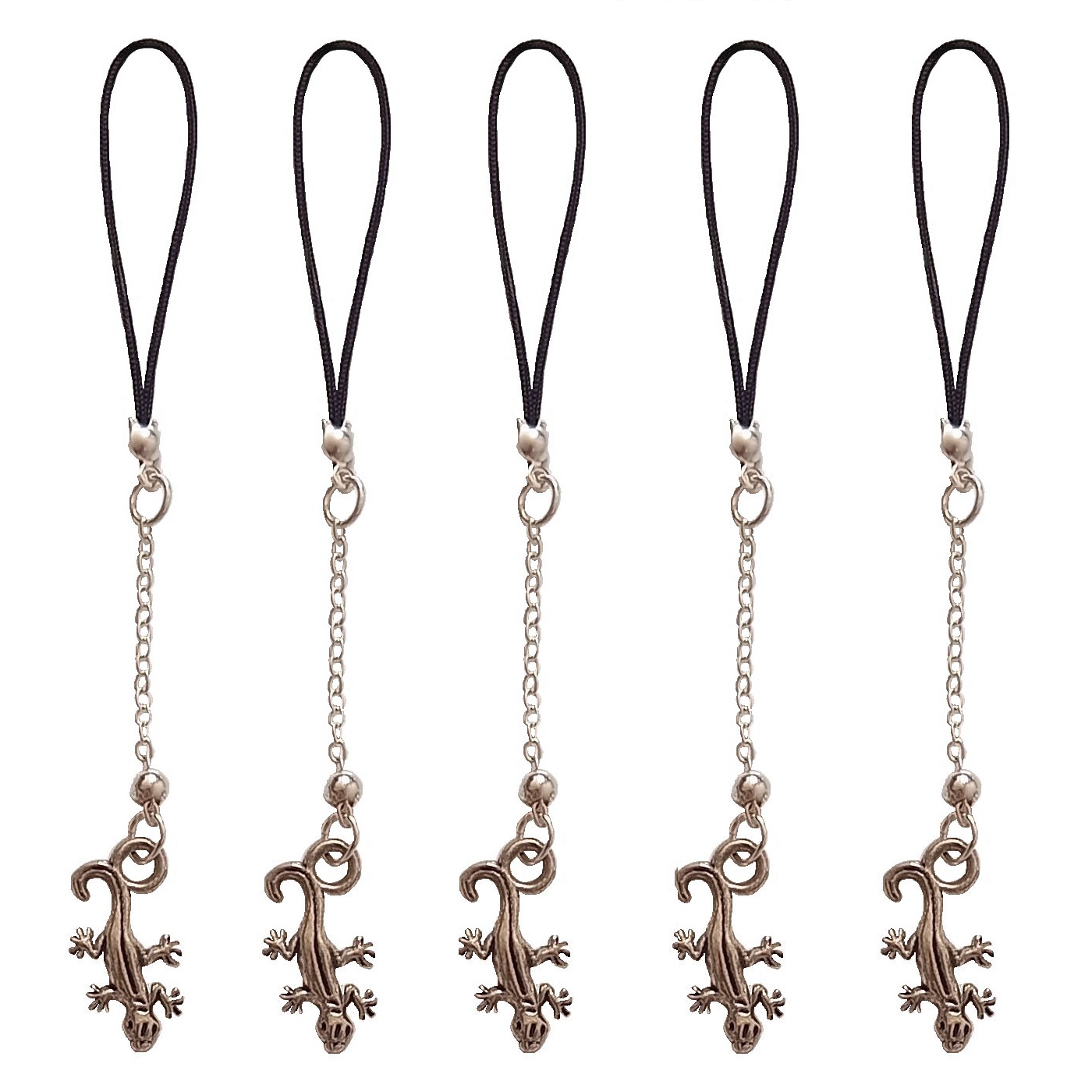 بند نگهدارنده فلش مموری  طرح مارمولک کد A1 بسته 5 عددی