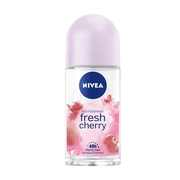 مام رول نیوآ NIVEA زنانه مدل Fresh Cherry حجم 50 میلی لیتر