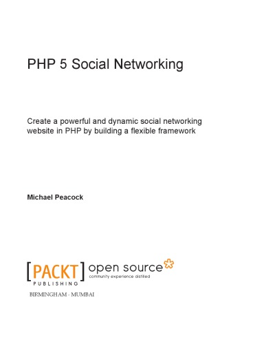 خرید و دانلود نسخه کامل کتاب PHP 5 Social Networking