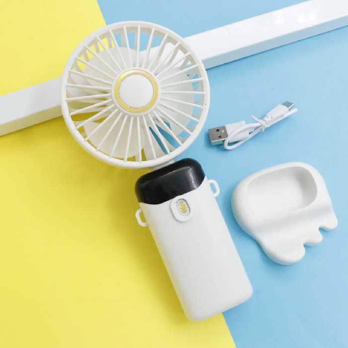 پنکه دستی شارژی 4 سرعته مدل X5 سفید 38373