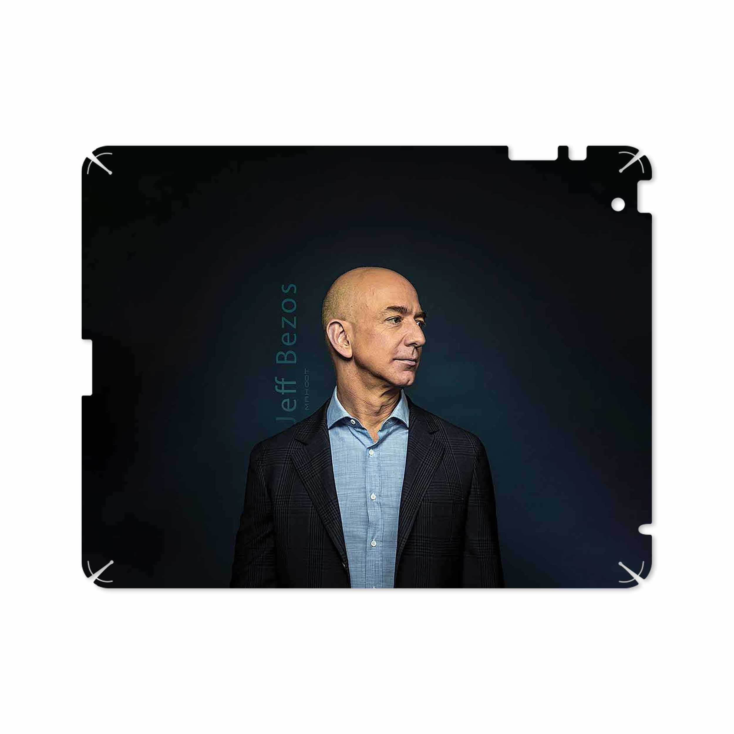 برچسب پوششی ماهوت مدل Jeff Bezos مناسب برای تبلت اپل iPad 2 2011 A1396