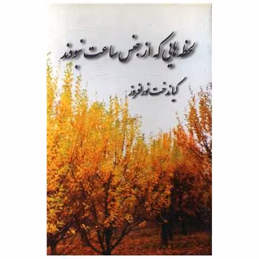 کتاب لحظه هایی که از جنس ساعت نبودند اثر کیاندخت نور افروز