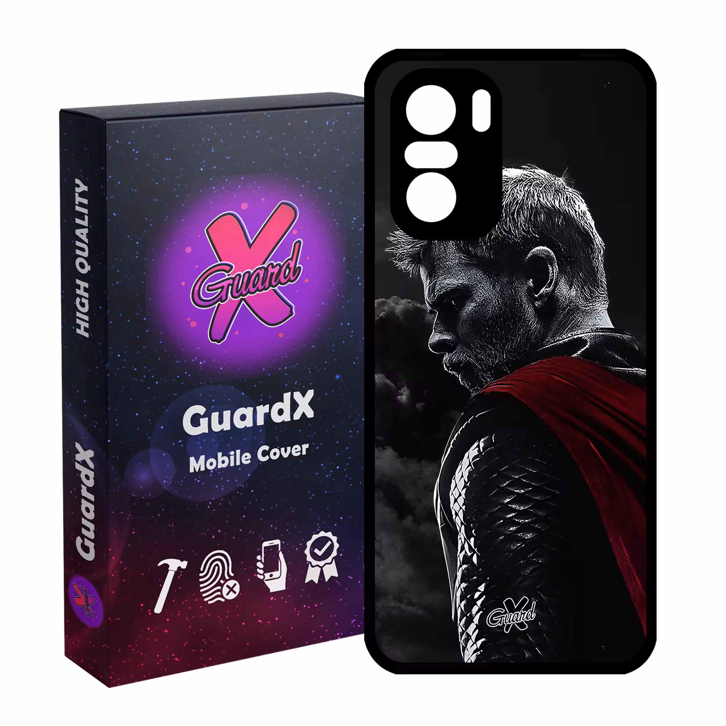 کاور گارد ایکس طرح Thor مدل Glass10417 مناسب برای گوشی موبایل شیائومی Poco F3/MI 11X/MI 11X Pro/Redmi K40/K40 Pro