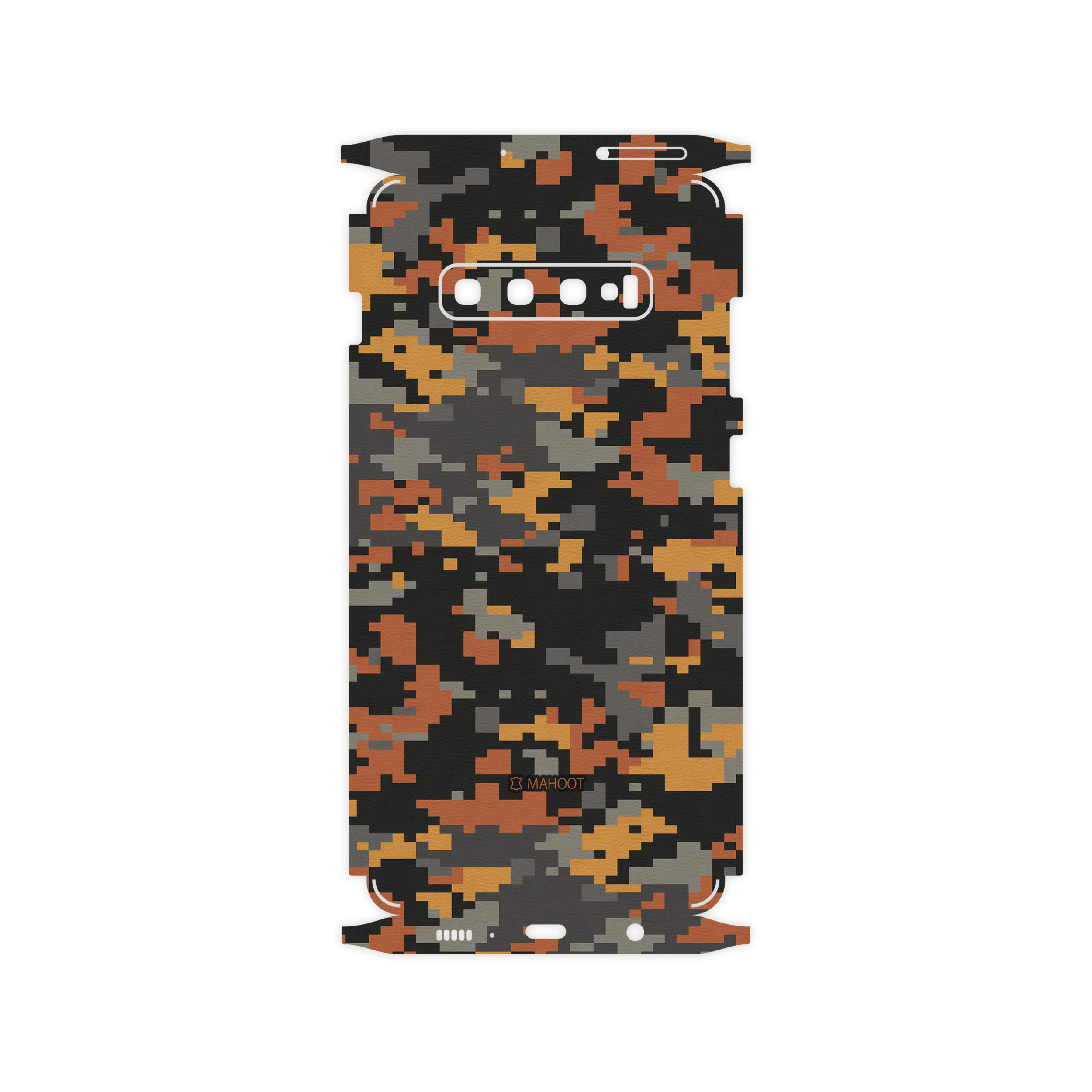 برچسب پوششی ماهوت مدل Army-Autumn-pixel-FullSkin مناسب برای گوشی موبایل سامسونگ Galaxy S10 Plus