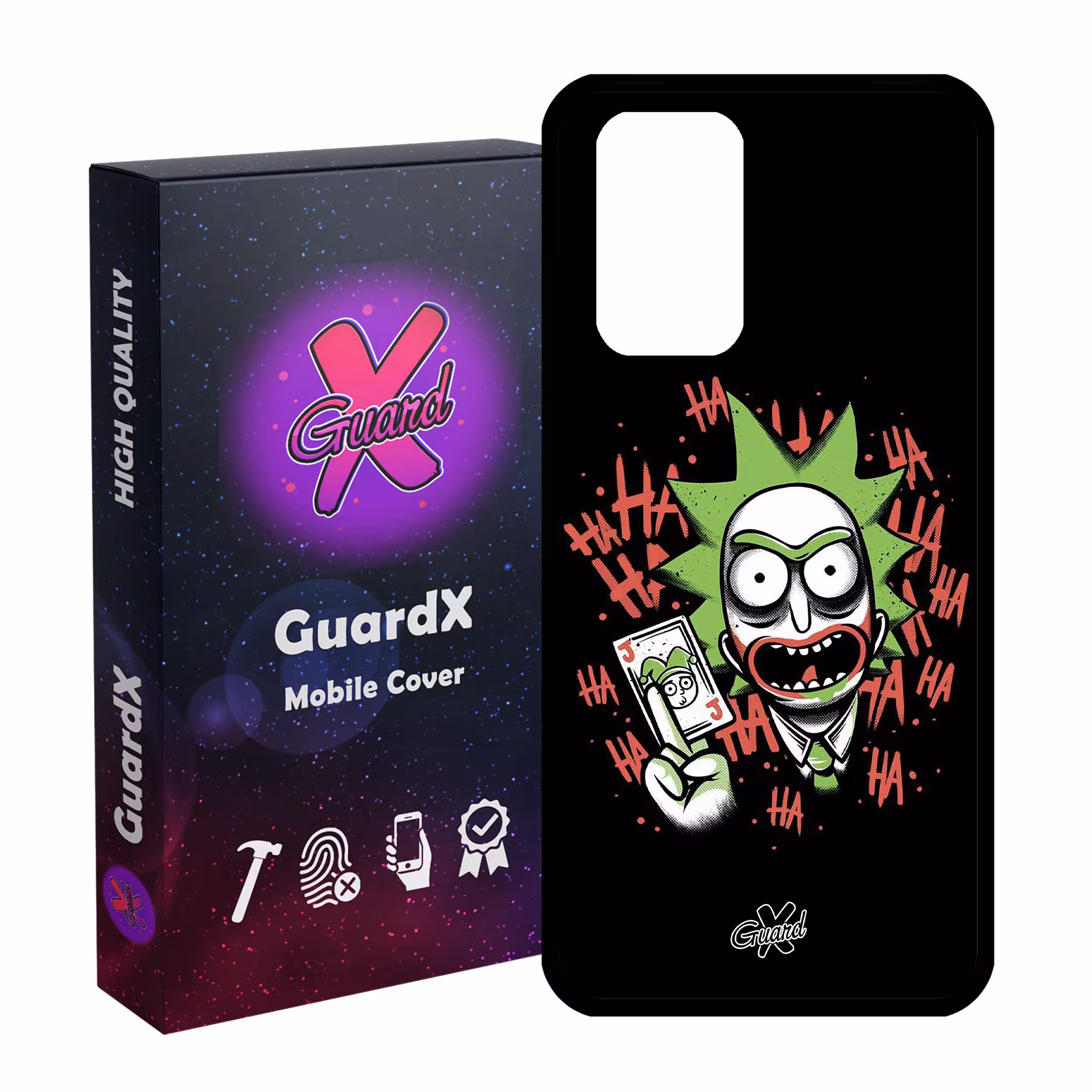 کاور گارد ایکس طرح Rick and Morty مدل Glass10151 مناسب برای گوشی موبایل شیائومی Redmi Note 10 Pro / Note 10 Pro Max