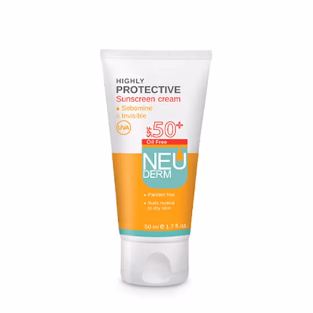 کرم ضدآفتاب فاقد چربی هایلی پروتکتیو SPF50 (بی رنگ) با حجم 50 میلی لیتر