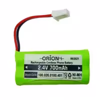 باتری تلفن بی سیم اوریون مدل 2.4V 700mAh