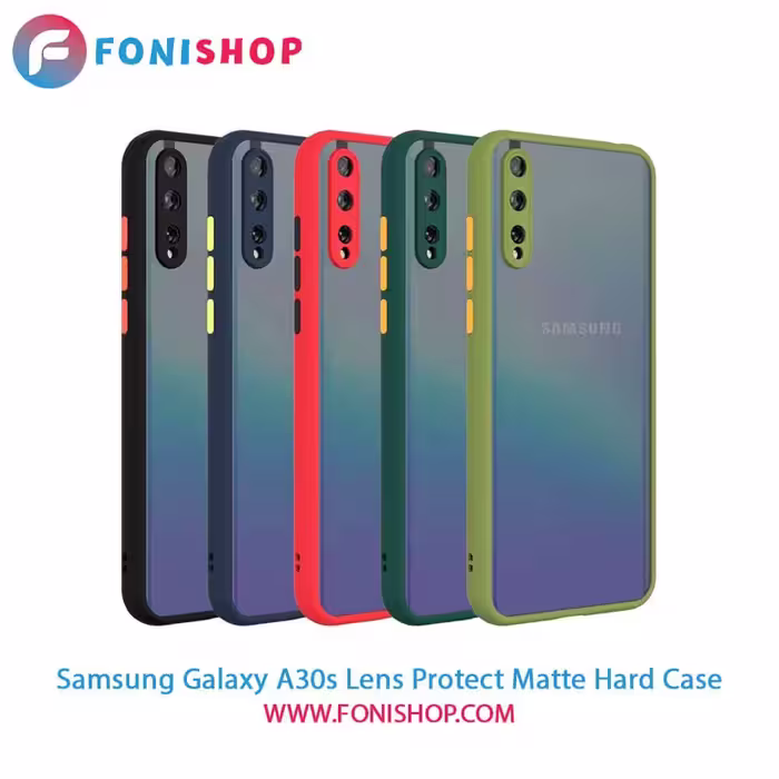 قاب ، کاور پشت مات محافظ لنزدار سامسونگ Samsung Galaxy A30s