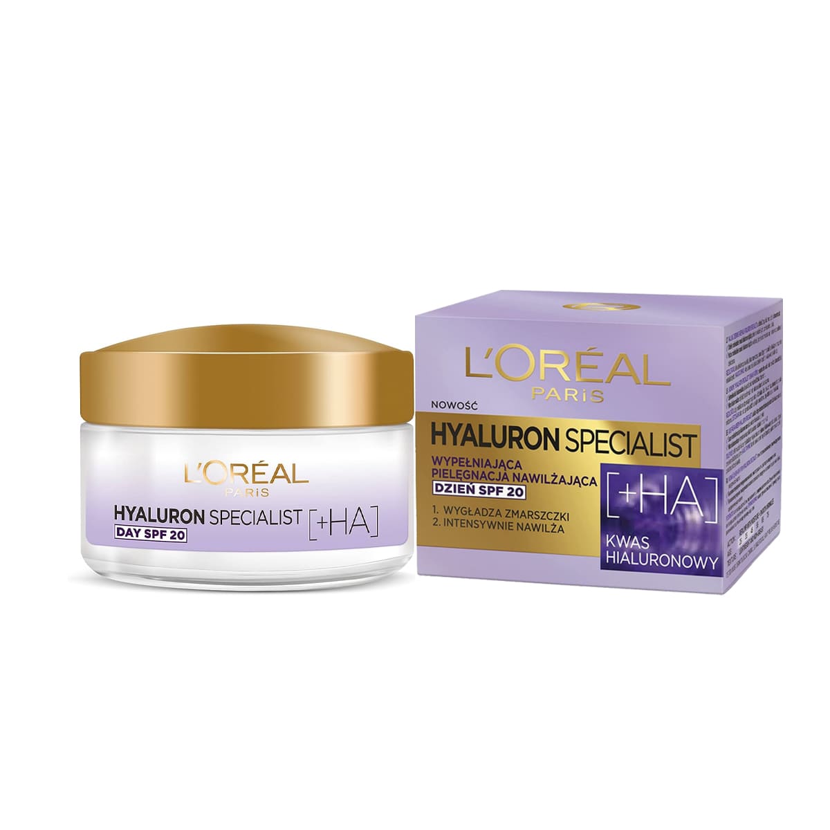 کرم روز هیالورونیک اسید HA لورال Loreal