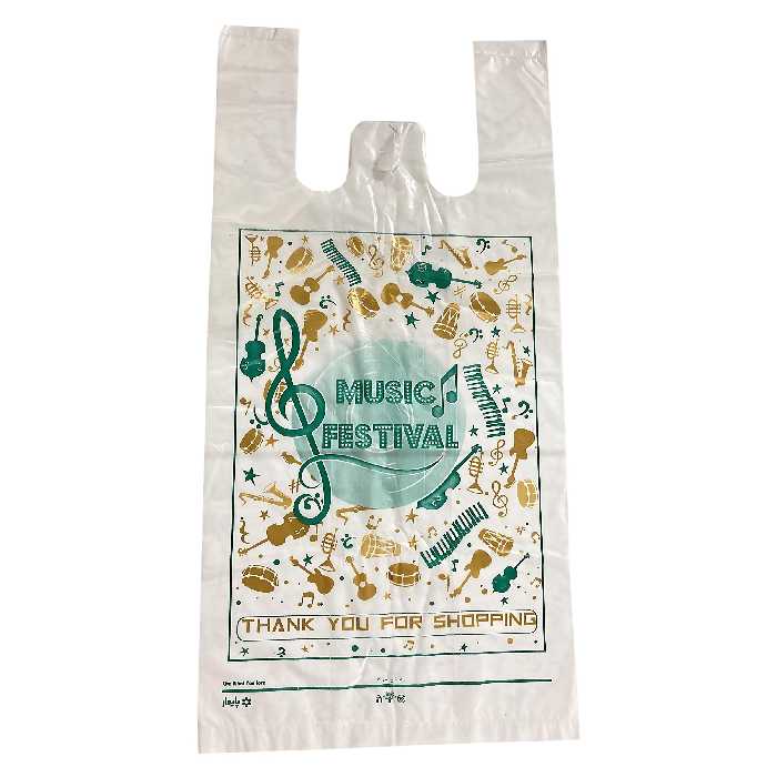 نایلون دسته دار طرح موزیکال بسته 100 عددی