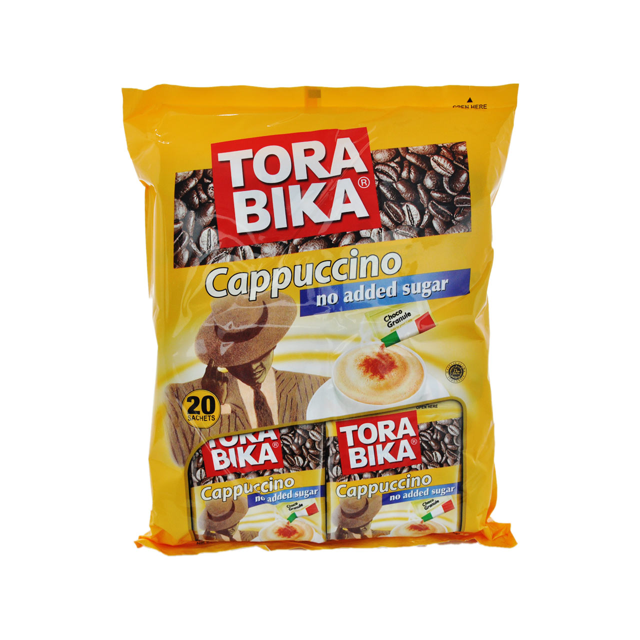 کاپوچینو فوری ( بدون شکر ) 20 عدد تورابیکا - torabika