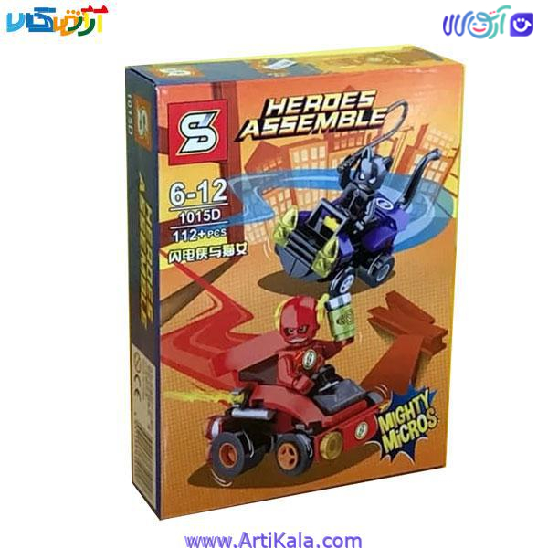 لگو فلش و زن گربه ای مدل sy 1015