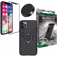 کاور ماموت مدل M-GHB-BNDL مناسب برای گوشی موبایل اپل Iphone 12 Pro Max به همراه محافظ صفحه نمایش و پایه نگهدارنده آهنربایی