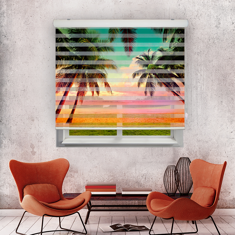 پرده زبرا مدل TD-112 سایز 160x180 سانتی متر