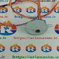 موتور دمپر بادگردان کولر اسپلیت 12 ولت  مدل 35BYJ46 | آریا سیتی